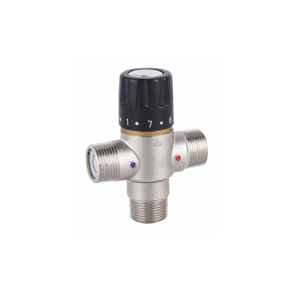 Nickel plated Thermostatic Mixing Valve