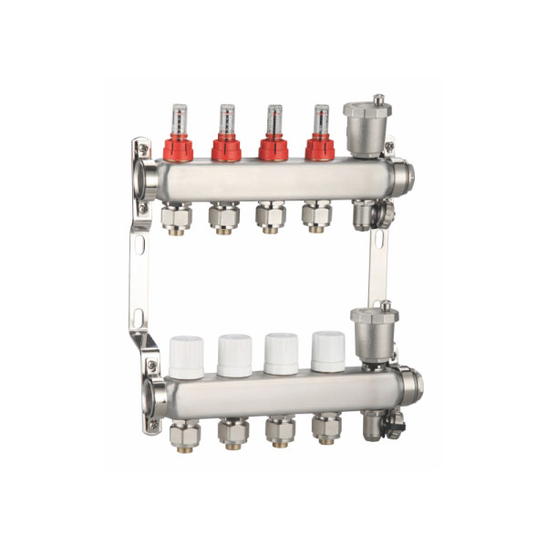 Stainless steel double-wheel manifold