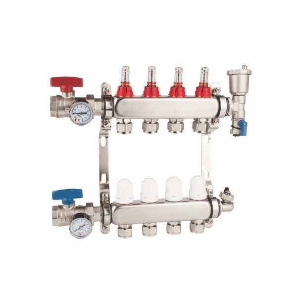 Underfloor heating Stainless steel manifolds