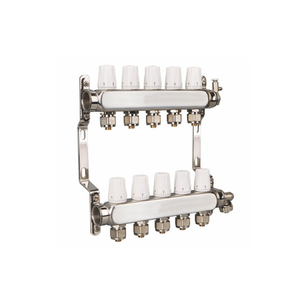 Stainless steel double-wheel manifold