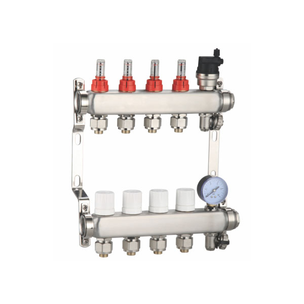 Stainless steel double-wheel manifold